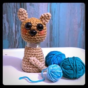 Mischievous Kitten, Crocheted